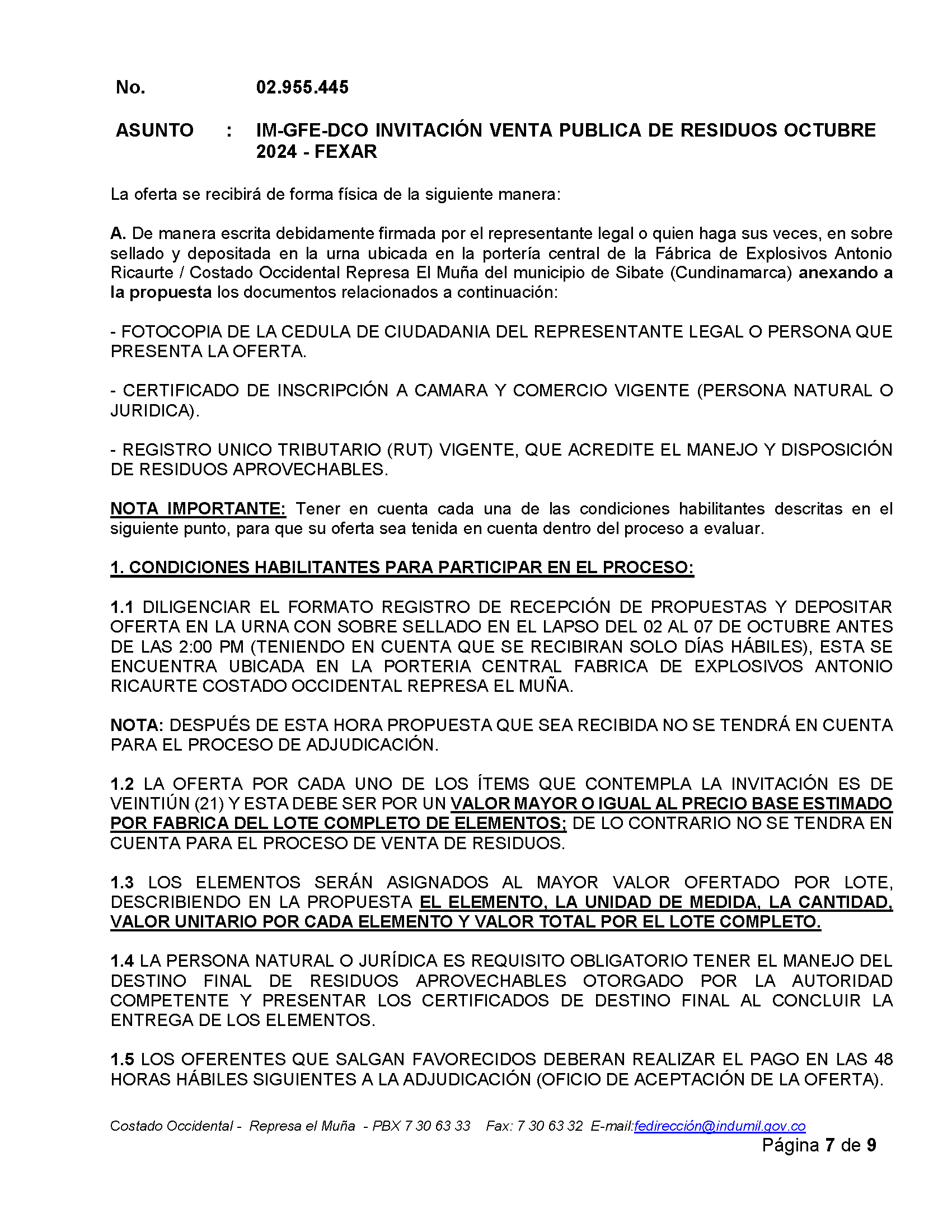 IM-GFE-DCO INVITACIÓN VENTA PUBLICA DE RESIDUOS OCTUBRE 2024 - FEXAR_Página_7